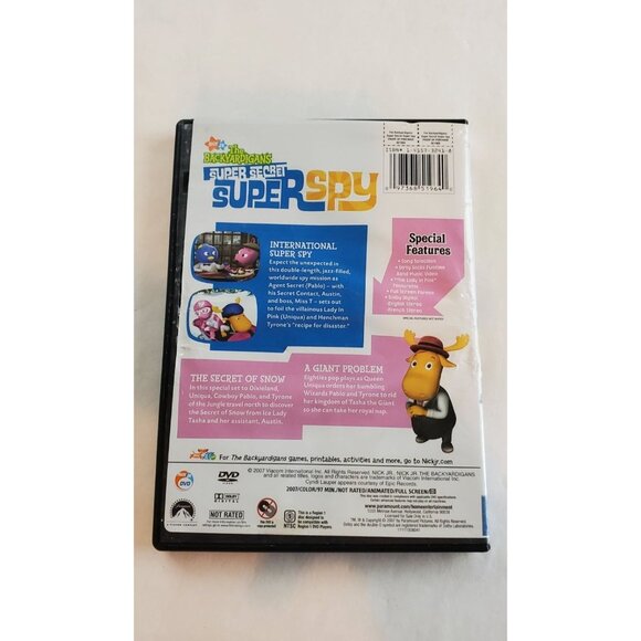 The Backyardigands: Super Secret Super Spy DVD - CASE ONLY! - Picture 2 of 5